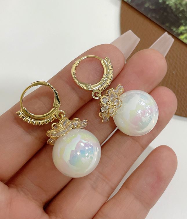 Aretes de Perlas de Lujo